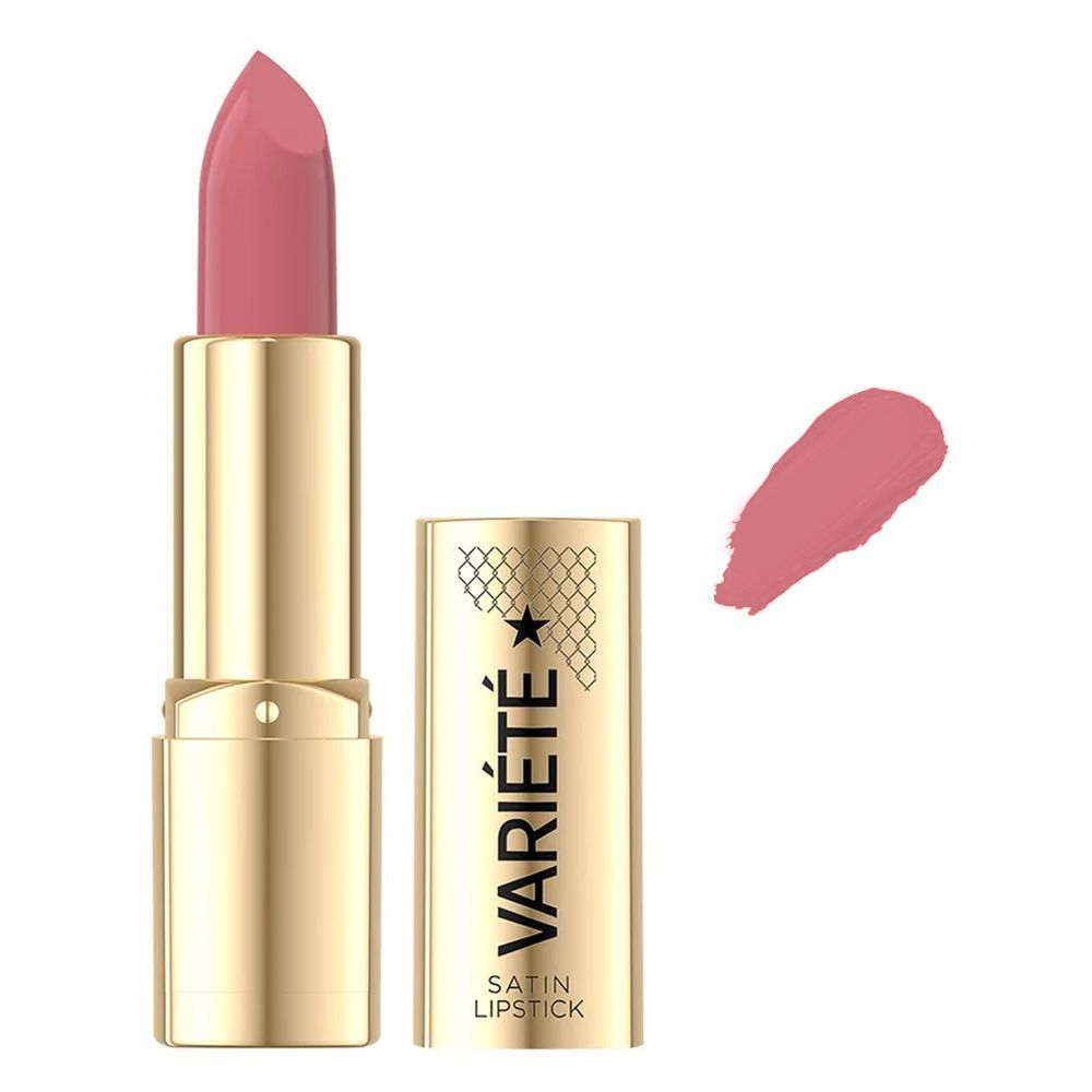 Eveline Variete Satin Lipstick, Cruelty Free, 02 Cabaret Chic