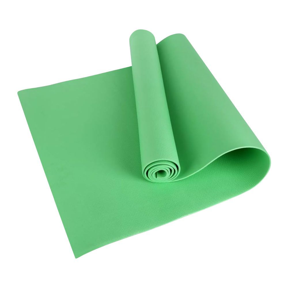 Eco Friendly Foldable Yoga Mat, EVA 4mm, For Floor, Pilates, Home Gym, Green