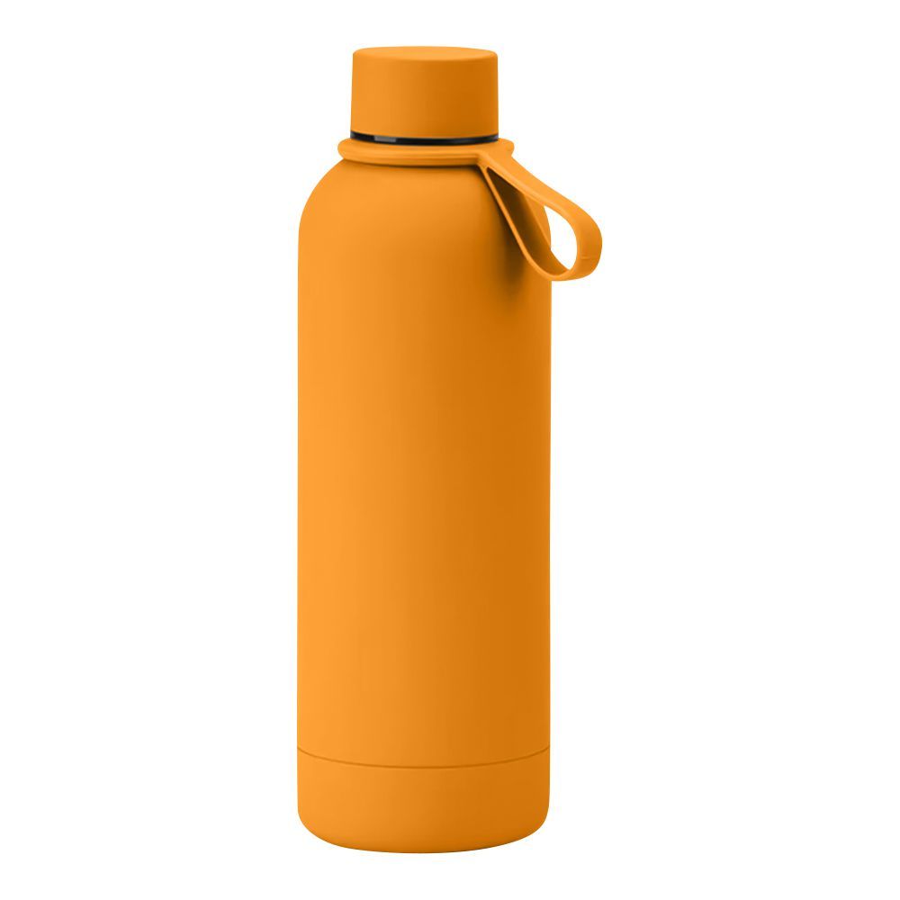 Stainless Steel Insulated Narrow Mouth Sports Water Bottle, 500ml, Orange, (373-500) 0000974