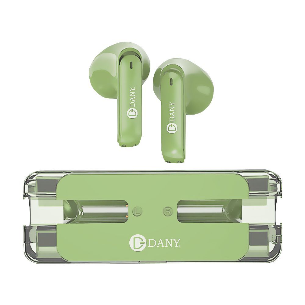 Dany Airdots-110 True Wireless Stereo Gaming Earbuds, IPx5 Waterproof, Green