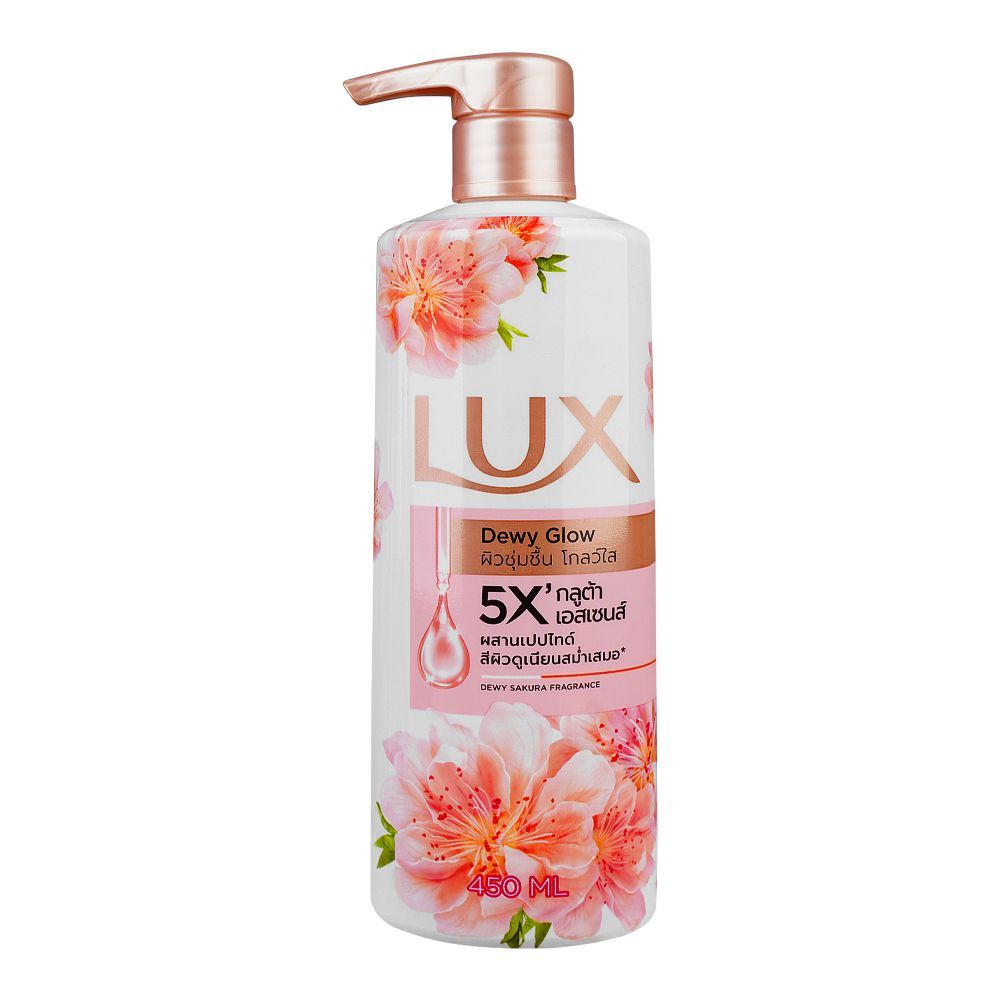 Lux Dewy Glow Dewy Sakura Fragrance Body Wash, 450ml