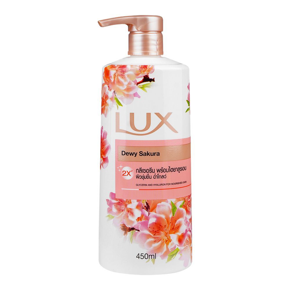 Lux Dewy Sakura Glycerin And Hyaluron Body Wash, 450ml