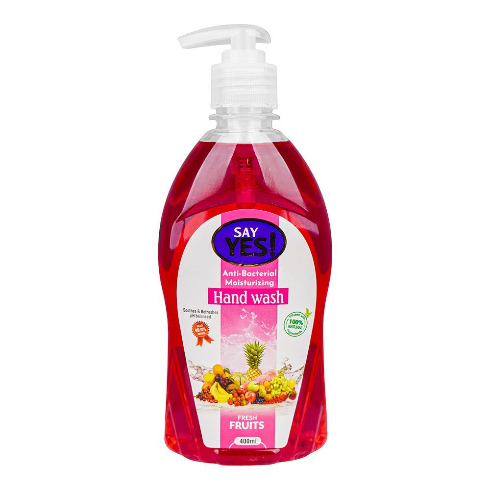 Say Yes! Fresh Fruits Anti-Bacterial Moisturizing Hand Wash, 400ml