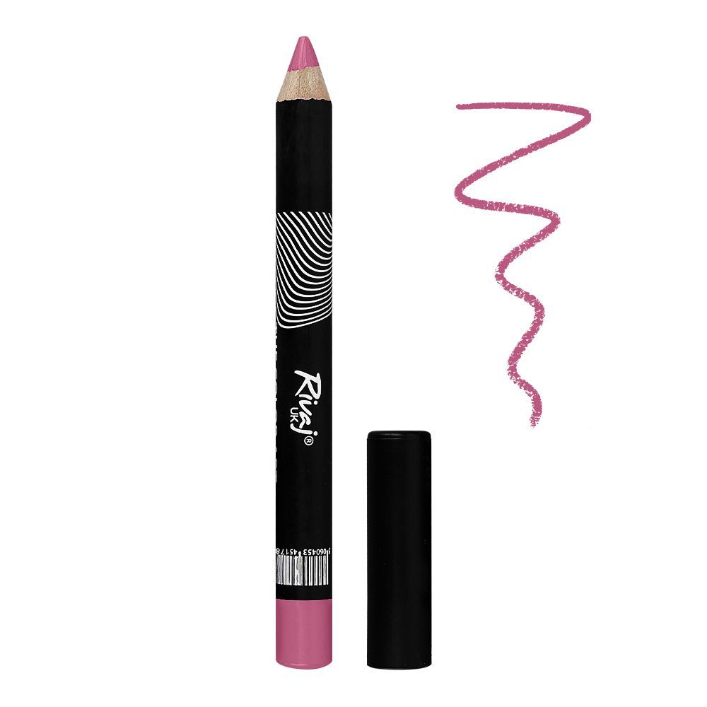 Rivaj UK The Color Art Long Lasting Waterproof Lipstick Pencil, 08 Pink