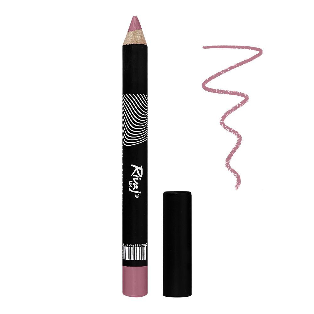 Rivaj UK The Color Art Long Lasting Waterproof Lipstick Pencil, 17 Light Pink