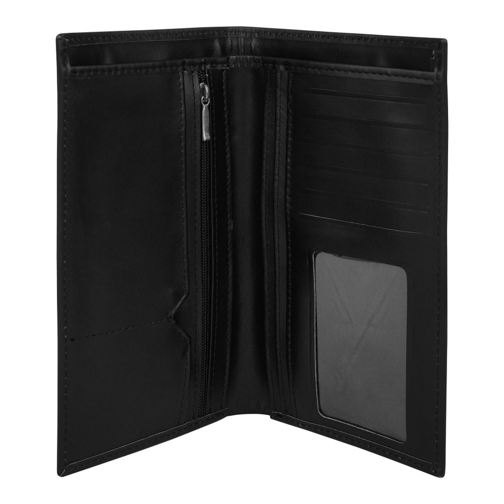 Basix Long Wallet, Black, LW-38