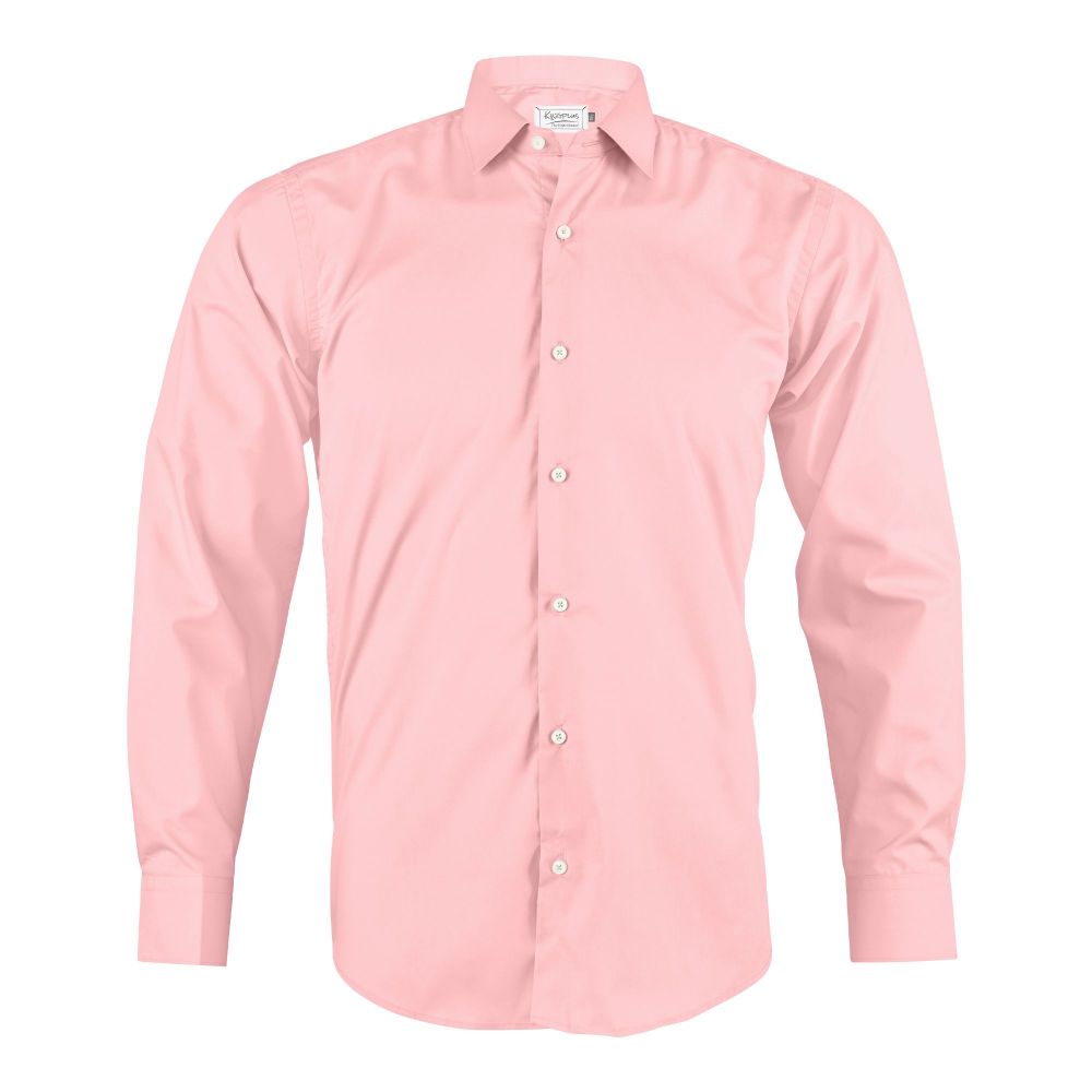 Pace Setters Men's Pink Solid Shirt, PS-2195