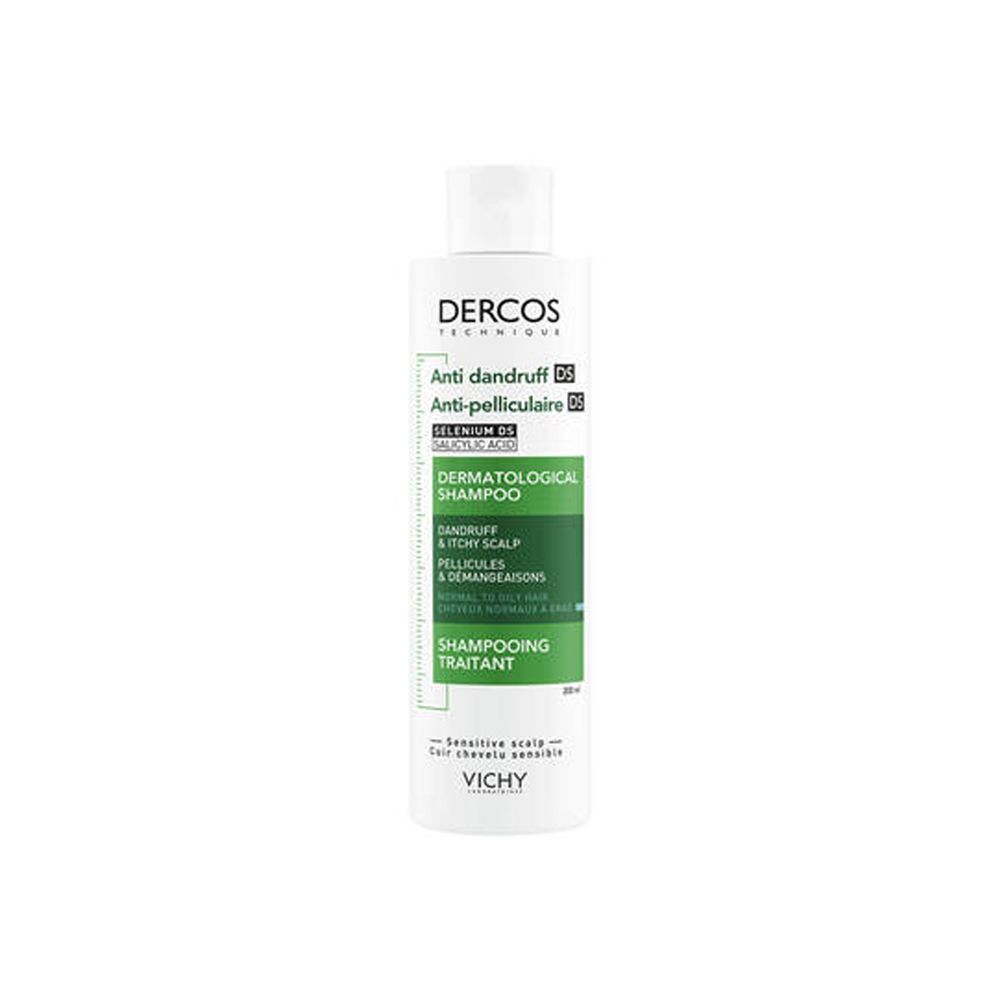 Vichy Dercos Anti-Dandruff Shampoo, For Normal To Oily Hair, 200ml