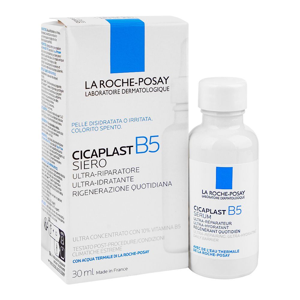 La Roche-Posay Cicaplast B5 Serum, Non-Comedogenic, For Dry and Sensitive Skin, 30ml