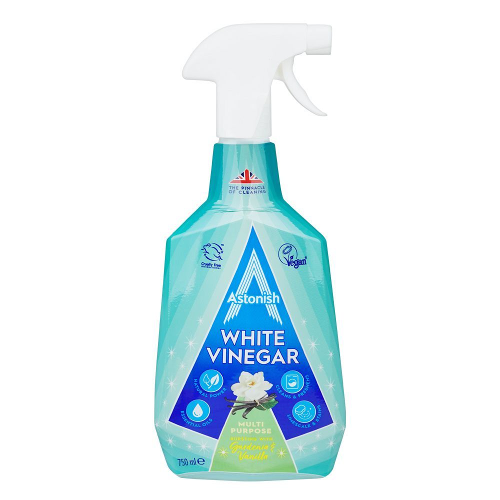 Astonish White Vinegar Gardenia & Vanilla, Vegan, Cruelty Free, 750ml