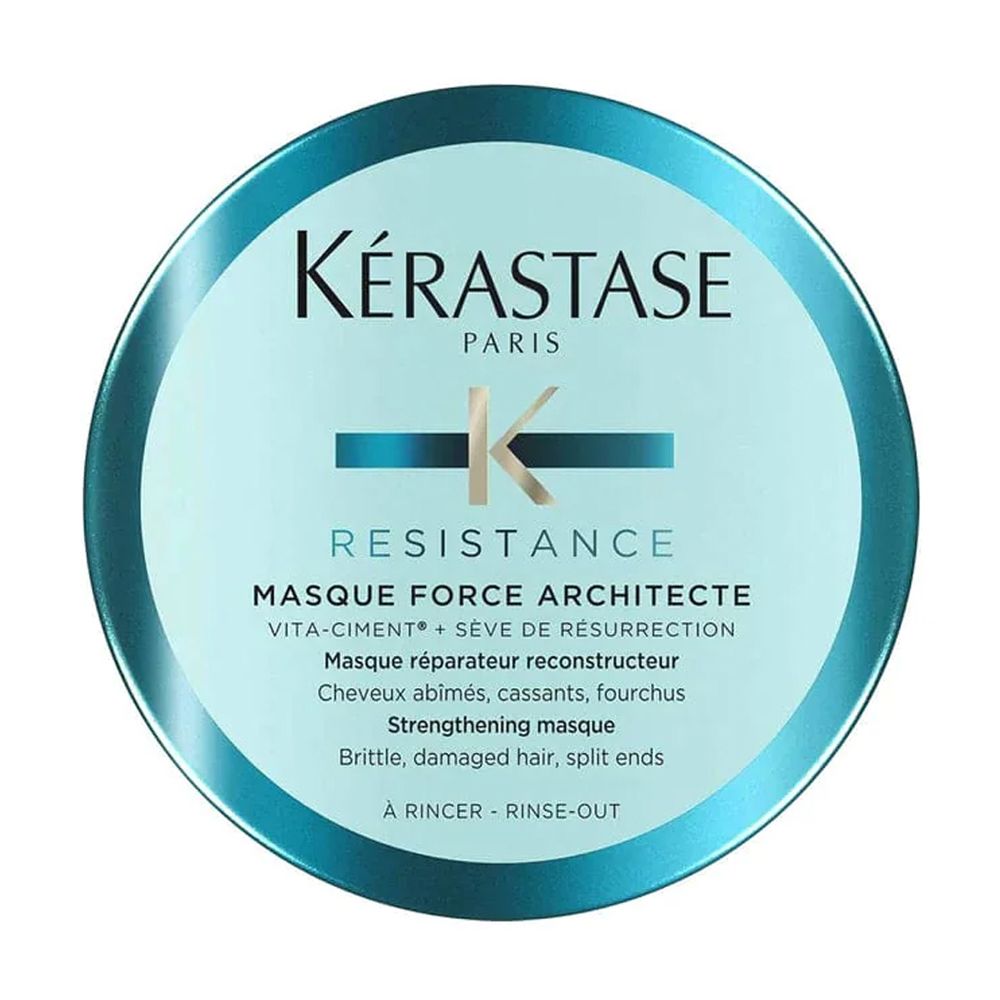 Kerastase Resistance Masque Force Architecte Hair Mask, For Damaged and Over-processed Hair, 75ml