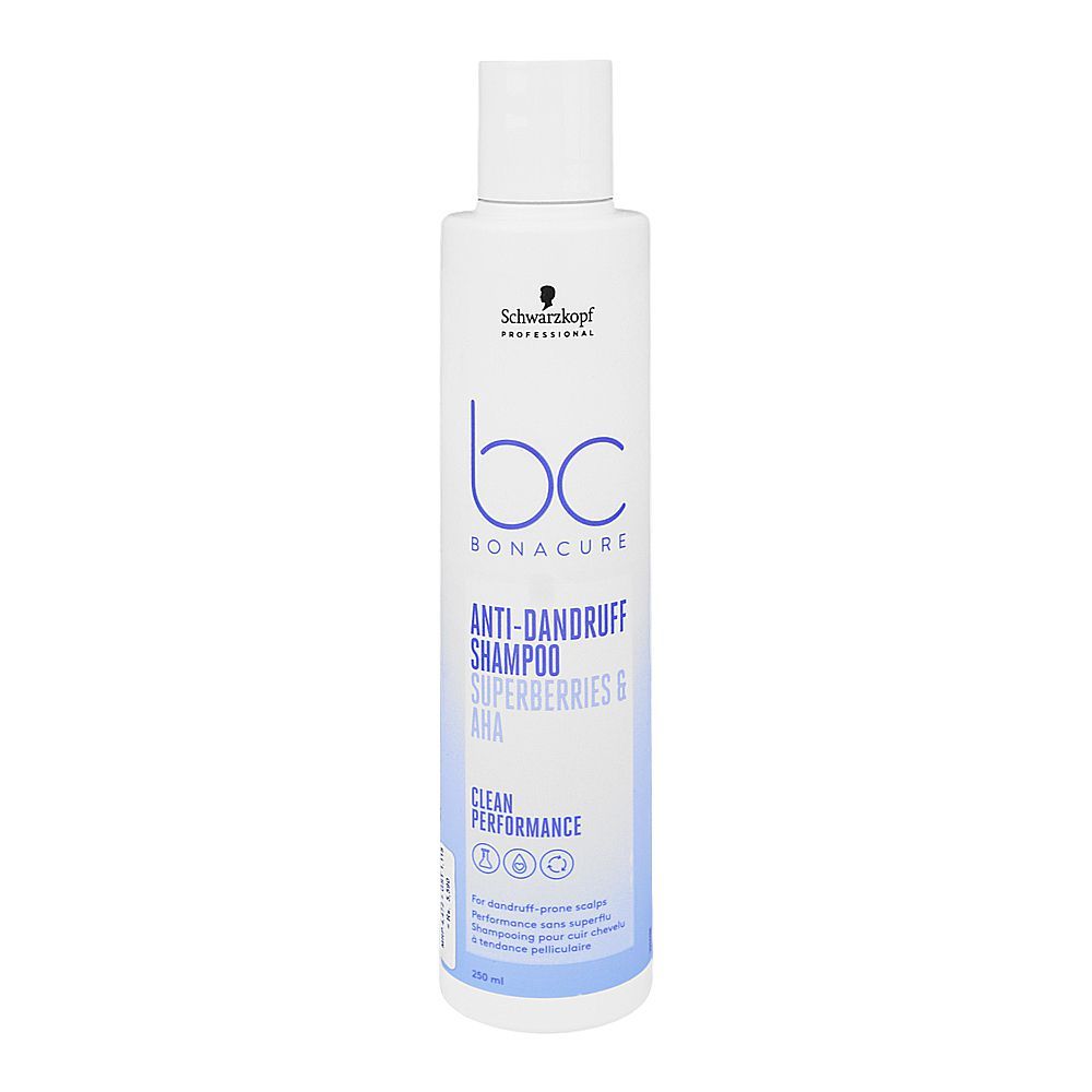 Schwarzkopf Bc Bonacure Super berries & AHA Anti-Dandruff Shampoo, 250ml