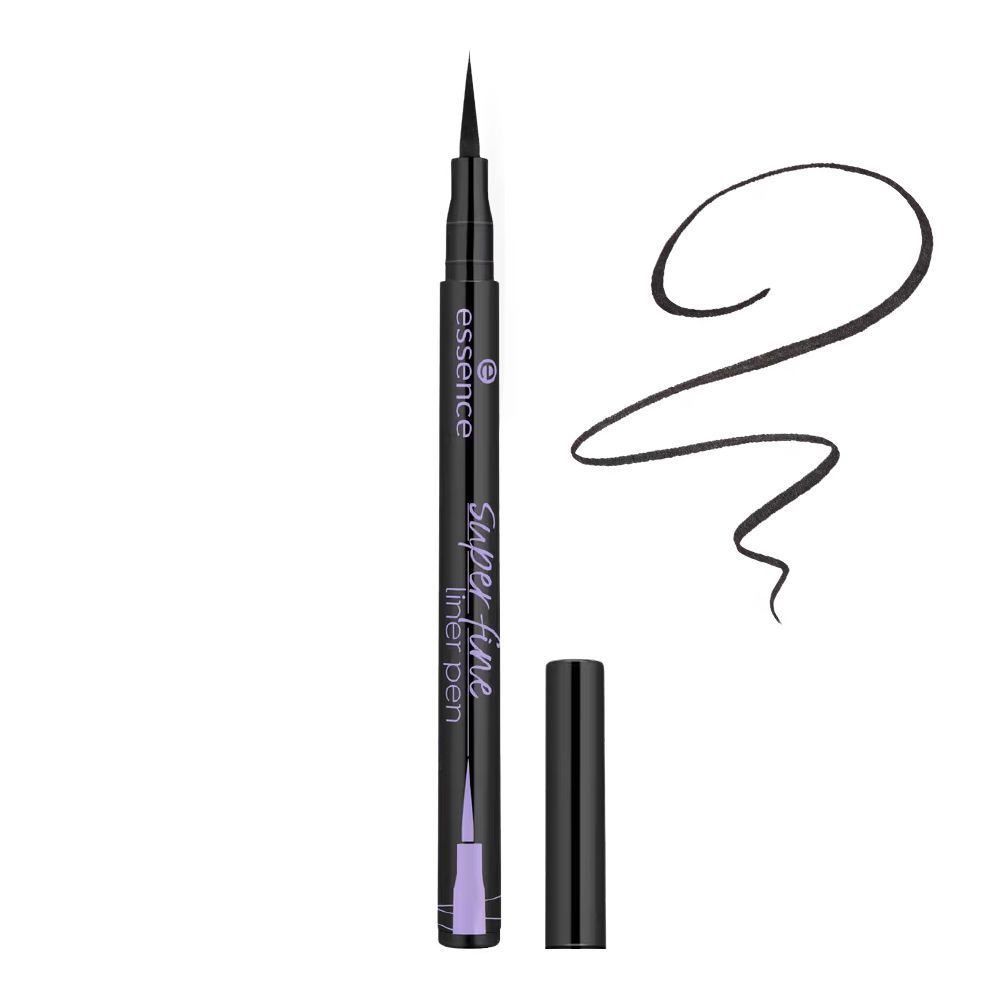 Essence Superfine Eye Liner Pen, 01 Deep Black