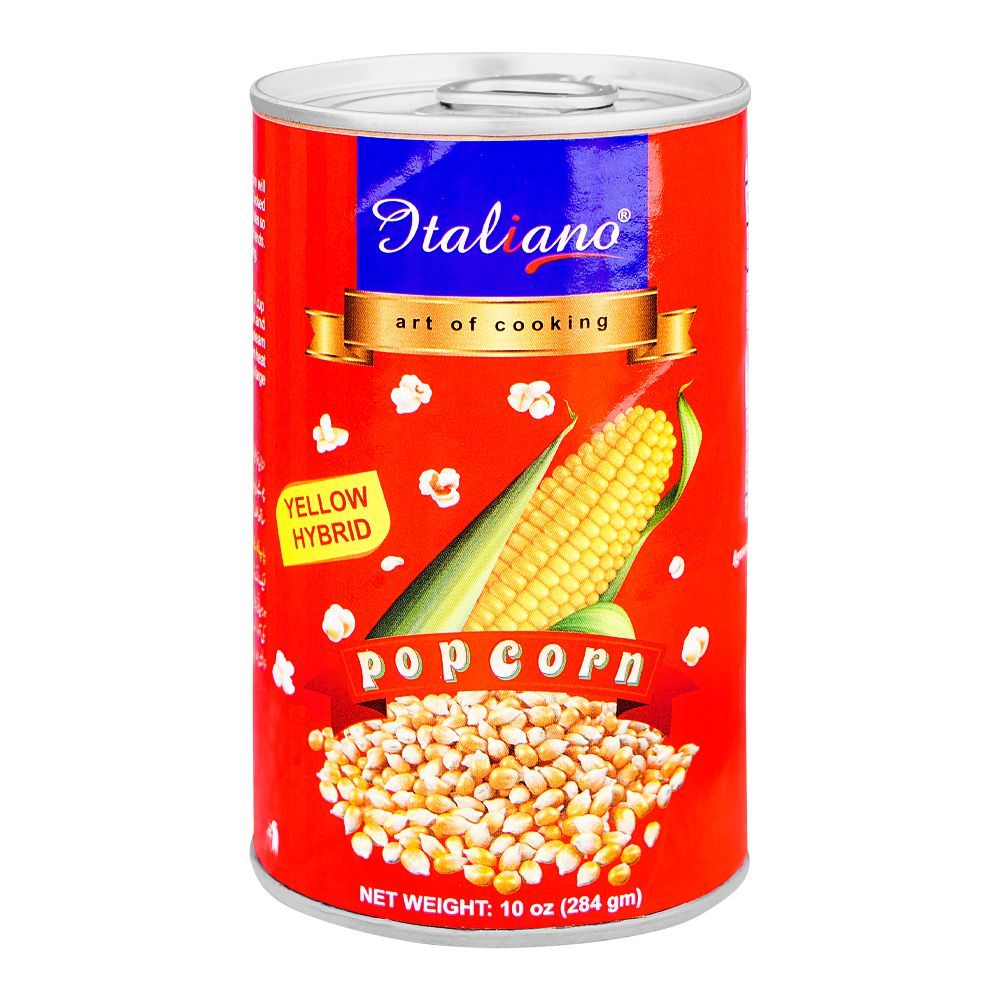 Italiano Yellow Hybrid Popcorn, 284g Tin