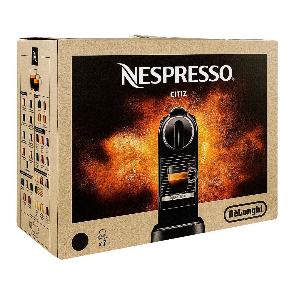 Nespresso CitiZ Coffee Machine, Black, (4132T10201) EN167.B