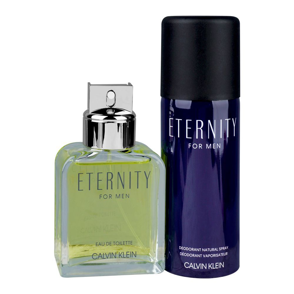 Calvin Klein Eternity Gift Set, For Men, Eau de Toilette 100ml+Deodorant 150ml