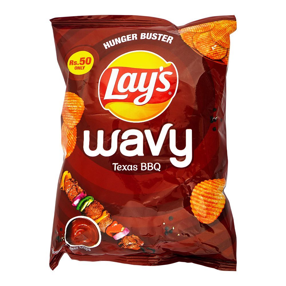 Lay's Wavy Texas BBQ Chips, 30g