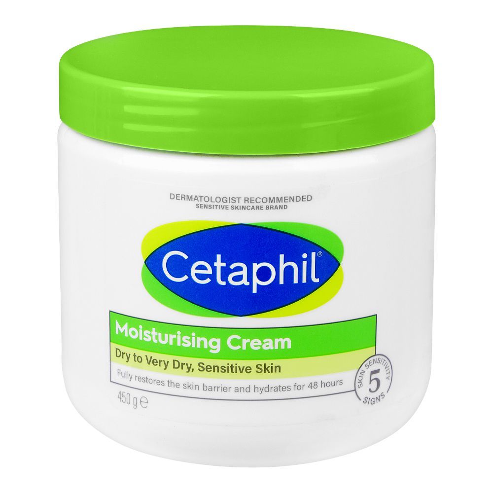 Cetaphil Moisturizing Cream For Dry To Very Dry, Sensitive Skin, 450g