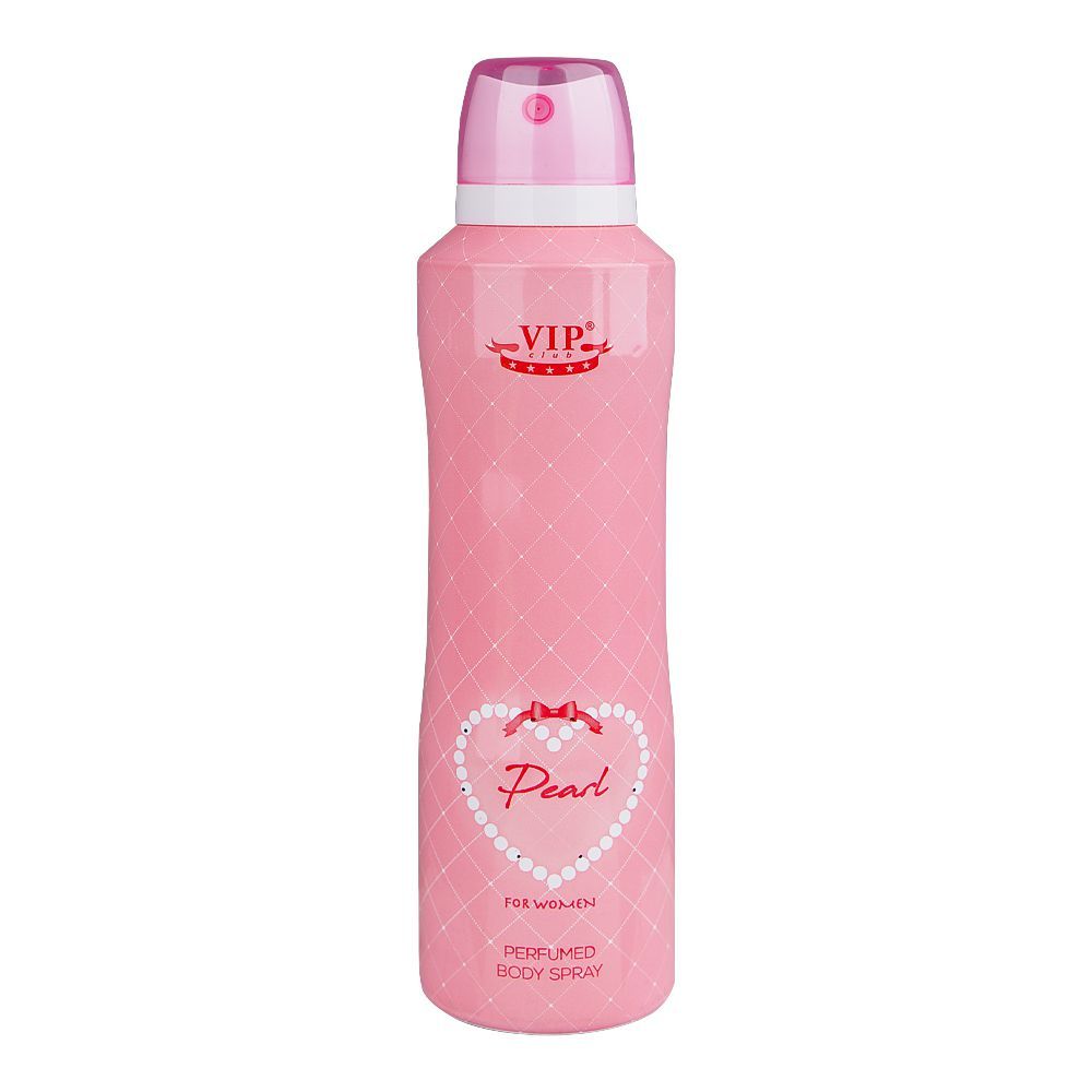 VIP Club Pearl Perfumed Body Spray, For Women, 200ml