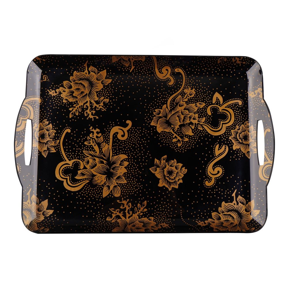 Urban Trends Magical Black Tray, Large, B6