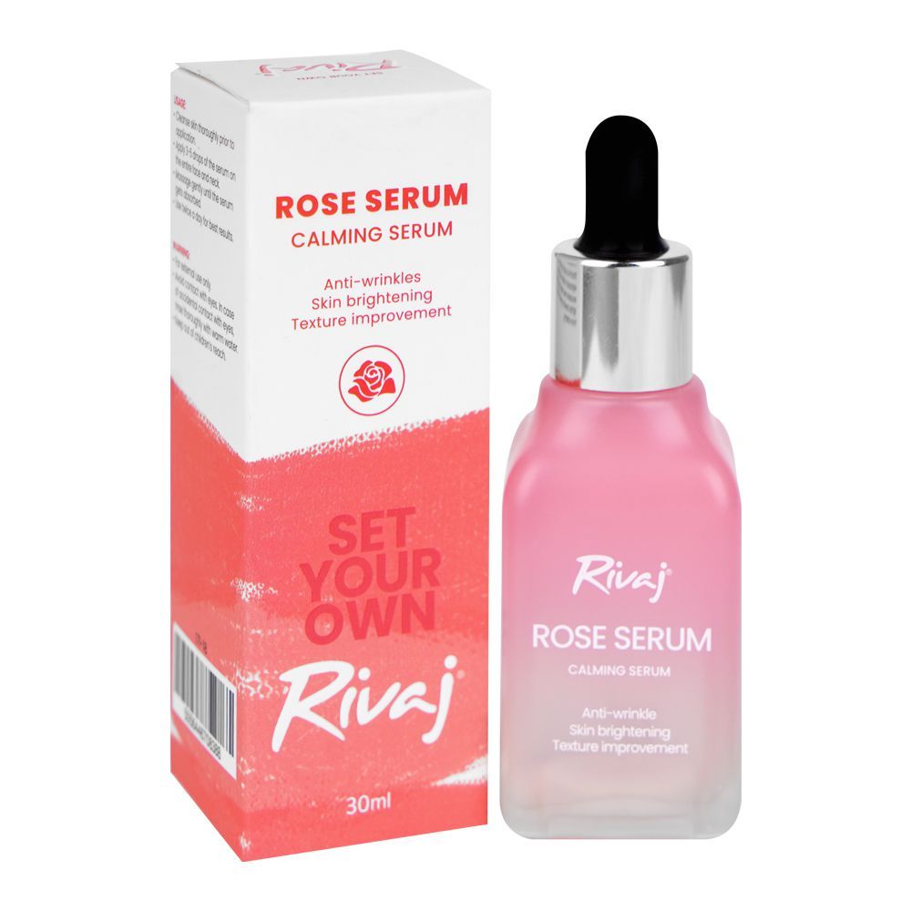 Rivaj Rose Calming Serum, Anti-Wrinkle, 30ml