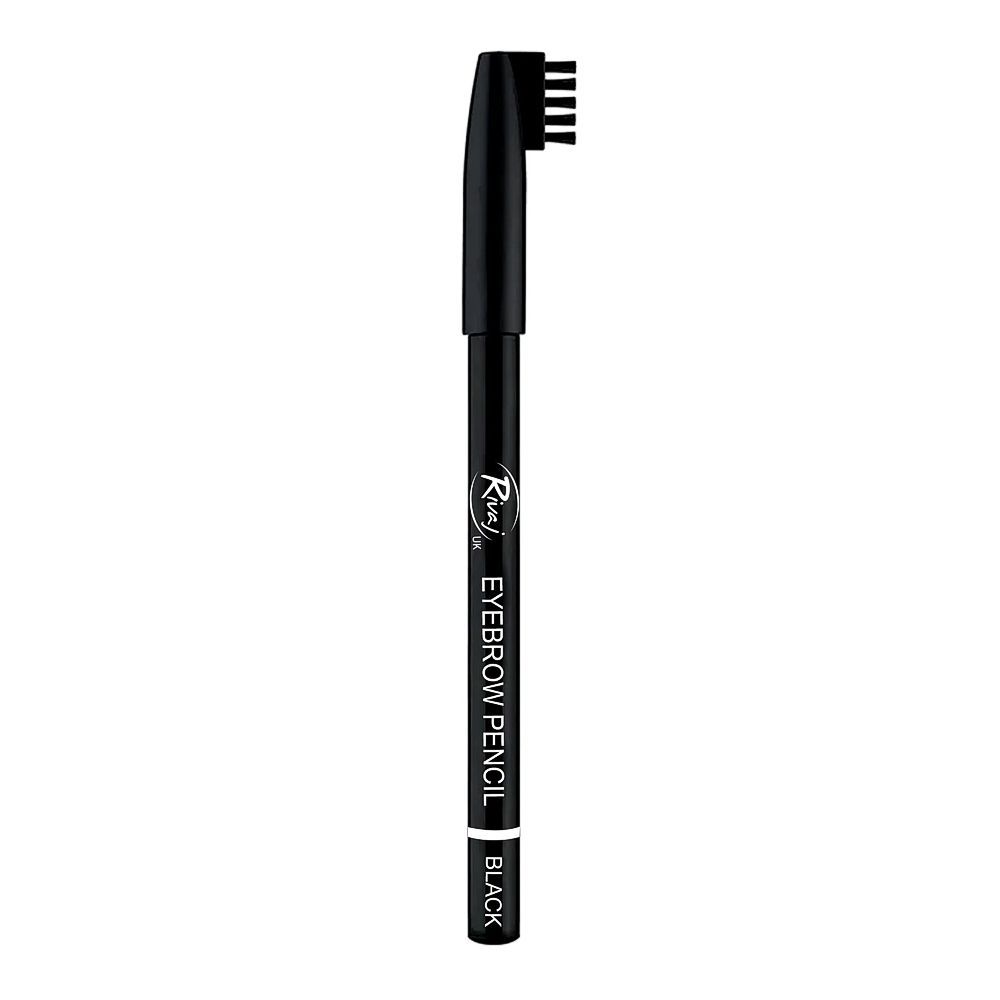 Rivaj UK Waterproof Eyebrow Pencil With Sharpener, Black