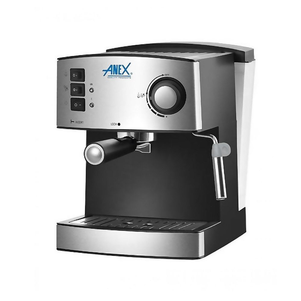 Anex Deluxe Espresso Coffee Maker, 850W, 1600ml Water Tank, AG-825