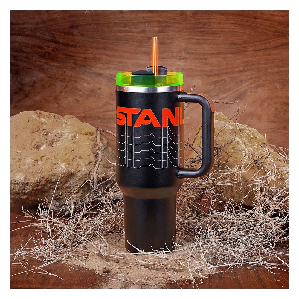 Stanley Quencher H2.0 FlowState Stainless Steel Insulated Tumbler With Lid & Straw, 1800ml, Black Reverb