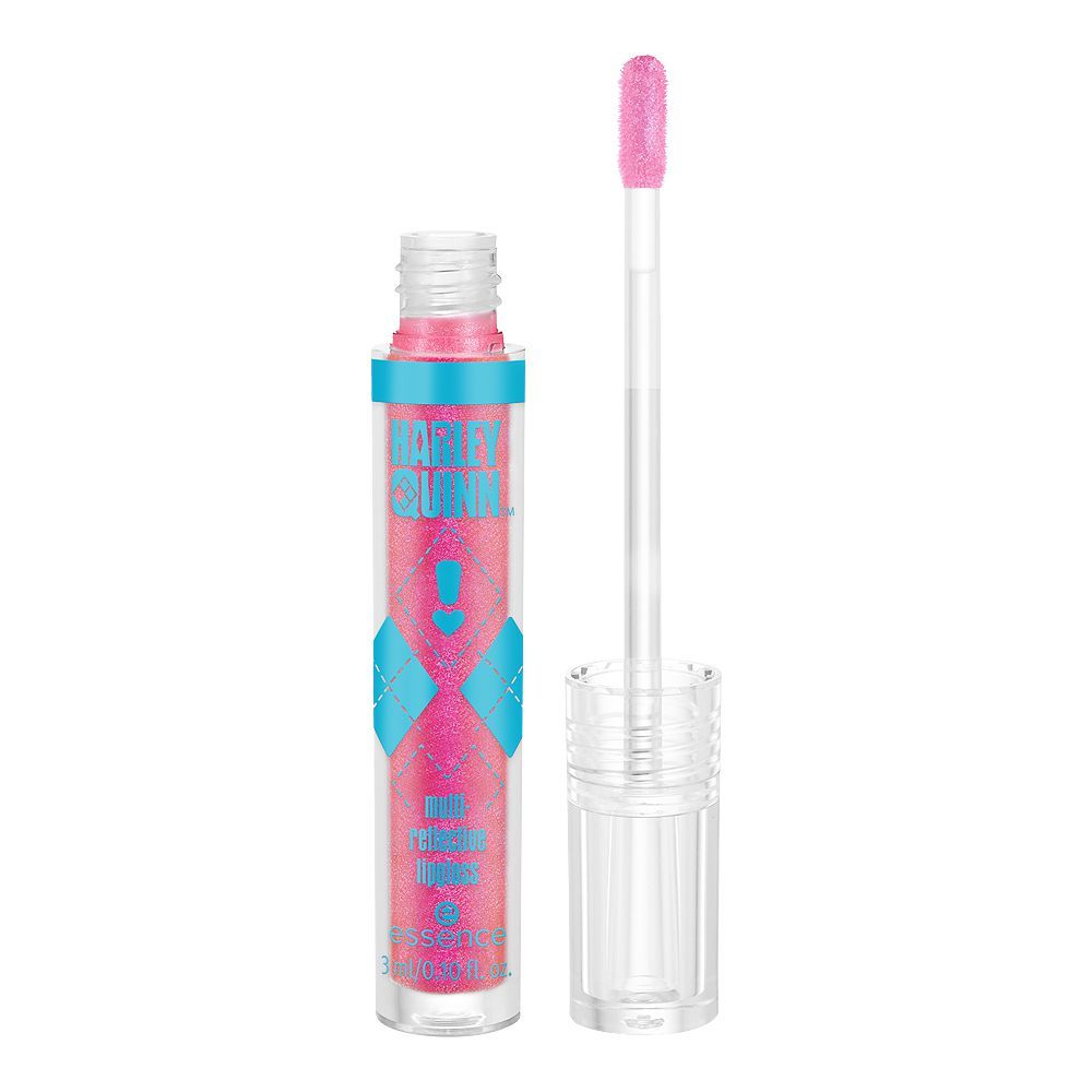 Essence Harley Quinn Multi-Reflective Lip Gloss, 3ml, 01 Harley Glow