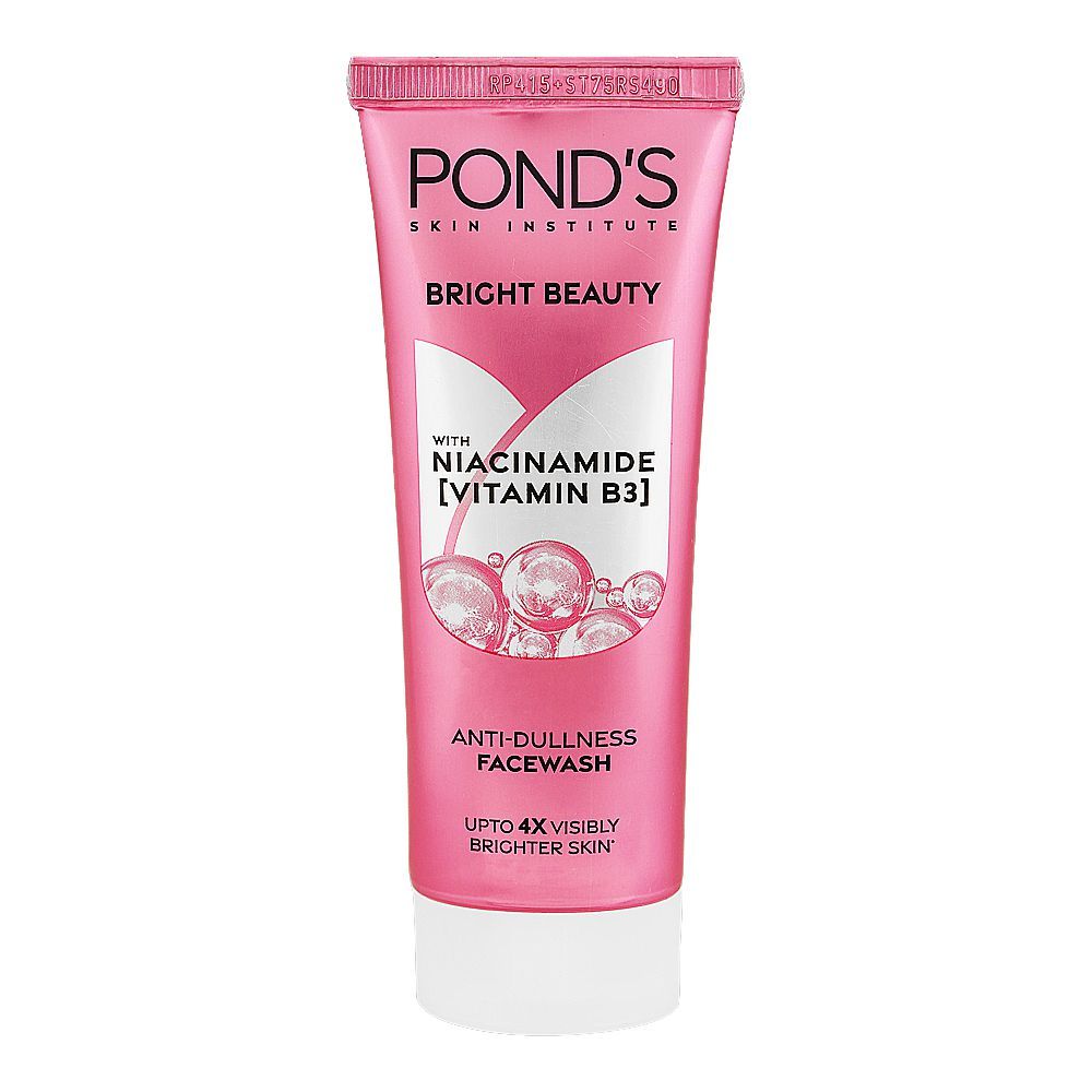 Pond's Bright Beauty Anti-Dullness Face Wash With Niacinamide & Vitamin B3, 100g