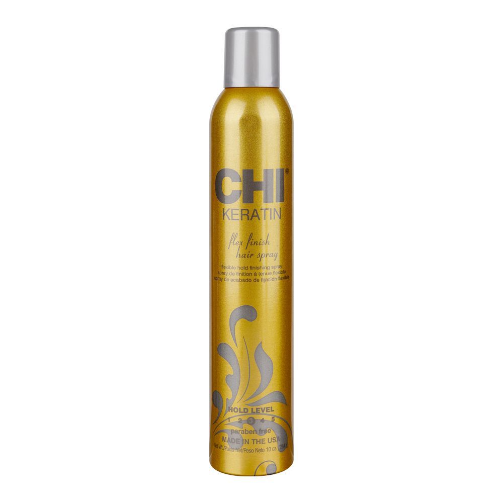 CHI Keratin Flex Finish Hair Spray, Hold Level 3, 284g