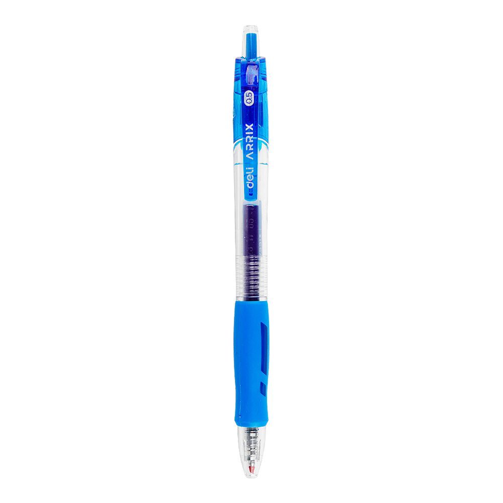 Deli Arrix Gel Pen, 0.5mm, Blue, 1-Pack, EG8-BL