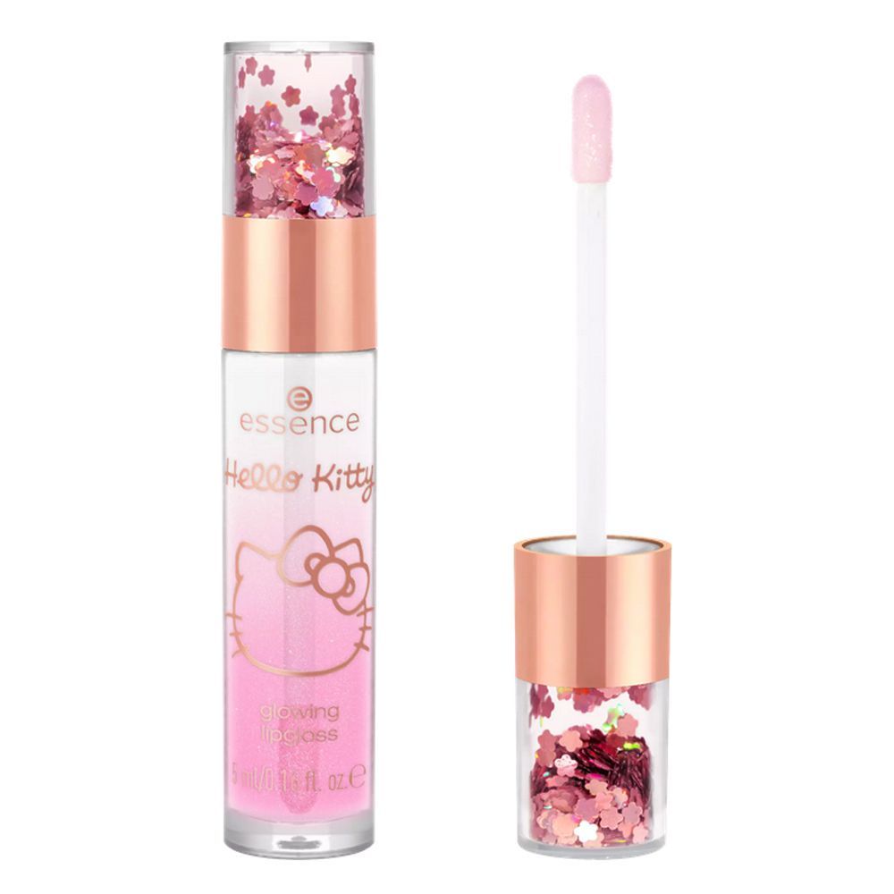 Essence Hello Kitty Glowing Lipgloss, 5ml, 01 Today just Got Cuter!