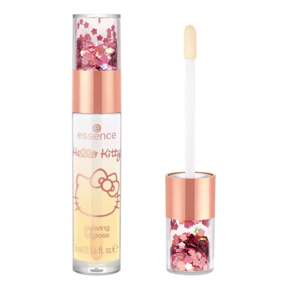 Essence Hello Kitty Glowing Lipgloss, 5ml, 02 Sweeter Days Ahead