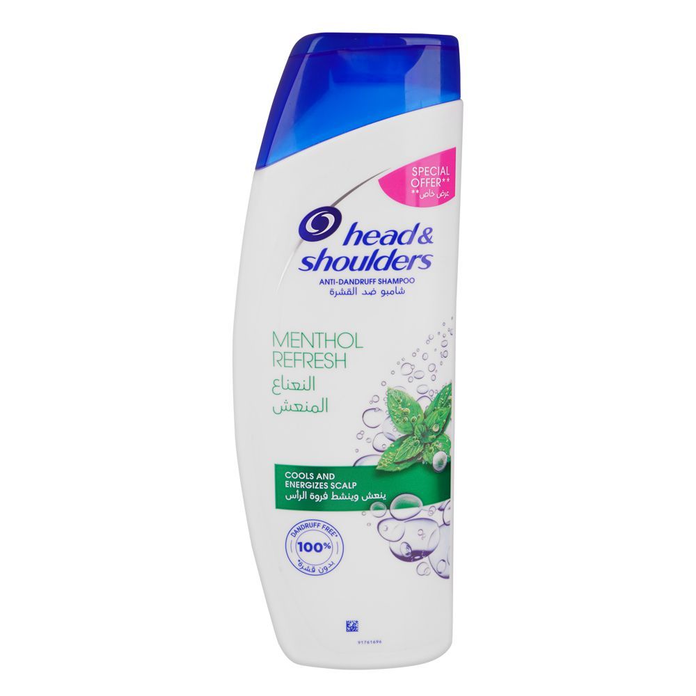 Head & Shoulders Menthol Refresh Anti-Dandruff Shampoo, 400ml