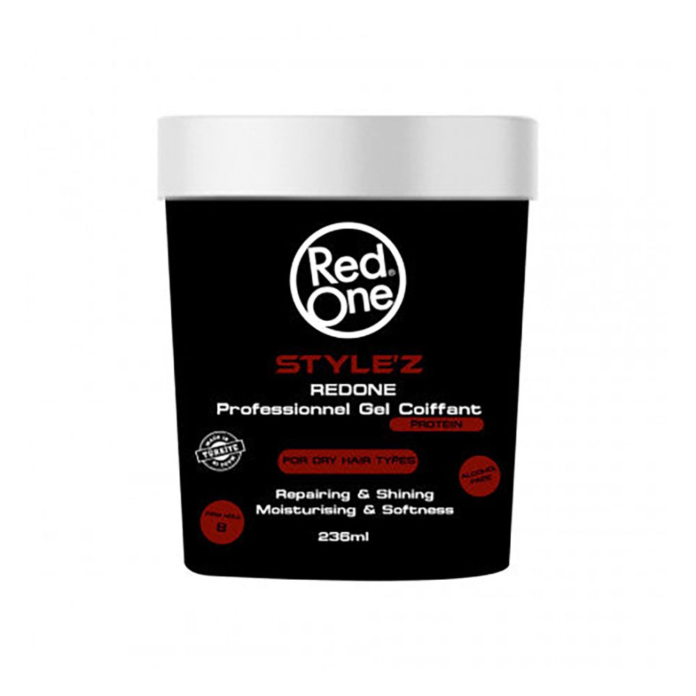 Redone Style'z Professional Hair Gel With Protein, For Dry Hair, 236ml