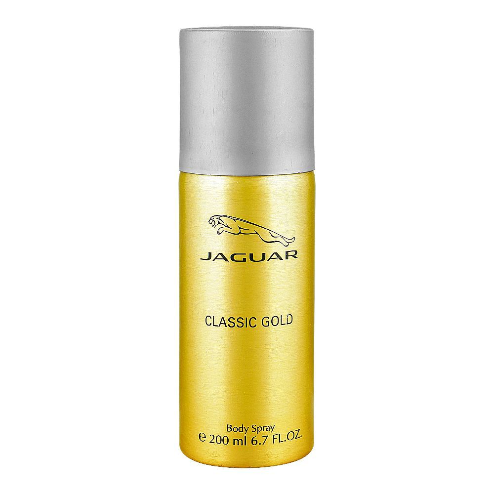 Jaguar Classic Gold Body Spray, For Men, 200ml