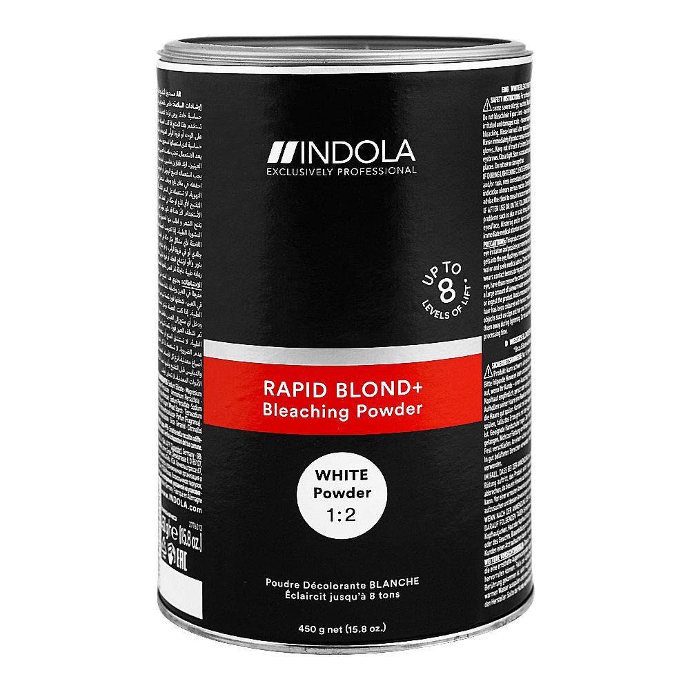 Indola Rapid Blond + Bleaching Powder, White, 450g