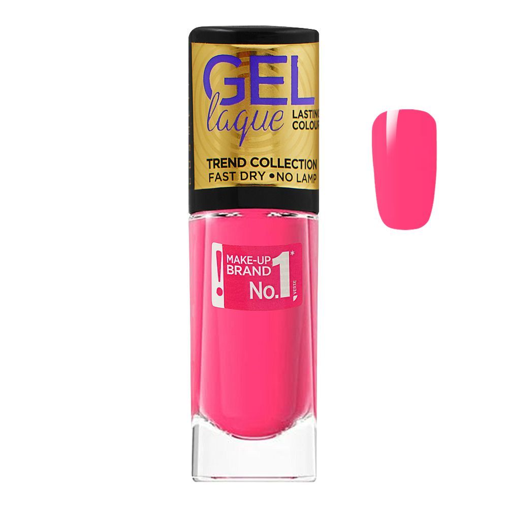 Eveline 7 Days Gel Laque Nail Polish, Long Lasting, 8ml, No. 47