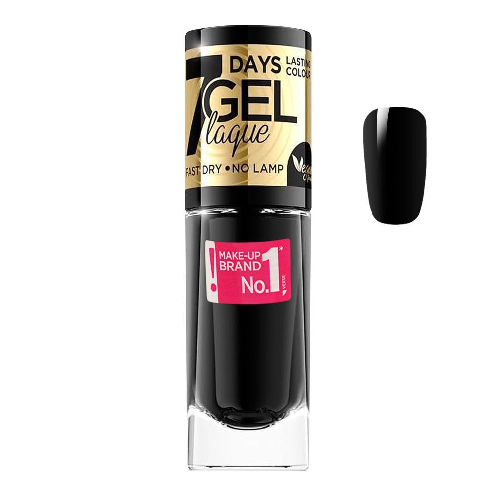 Eveline 7 Days Gel Laque Nail Polish, Long Lasting, 8ml, No. 57