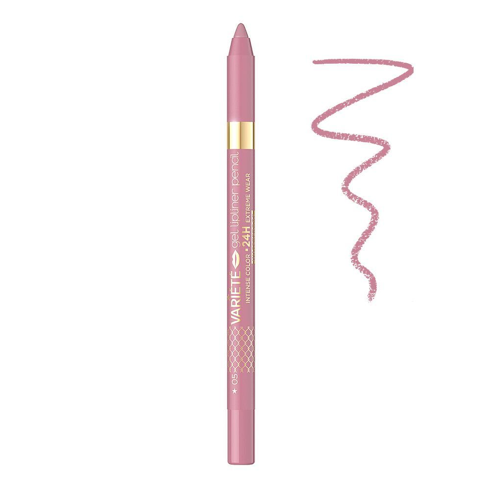 Eveline Waterproof Variete Gel Eyeliner Pencil, 05 Angel Nude