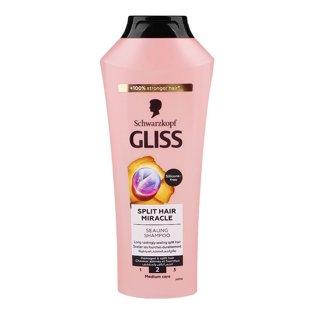 Schwarzkopf Gliss Split Hair Miracle Sealing Shampoo, For Damaged & Split Hair, 400ml