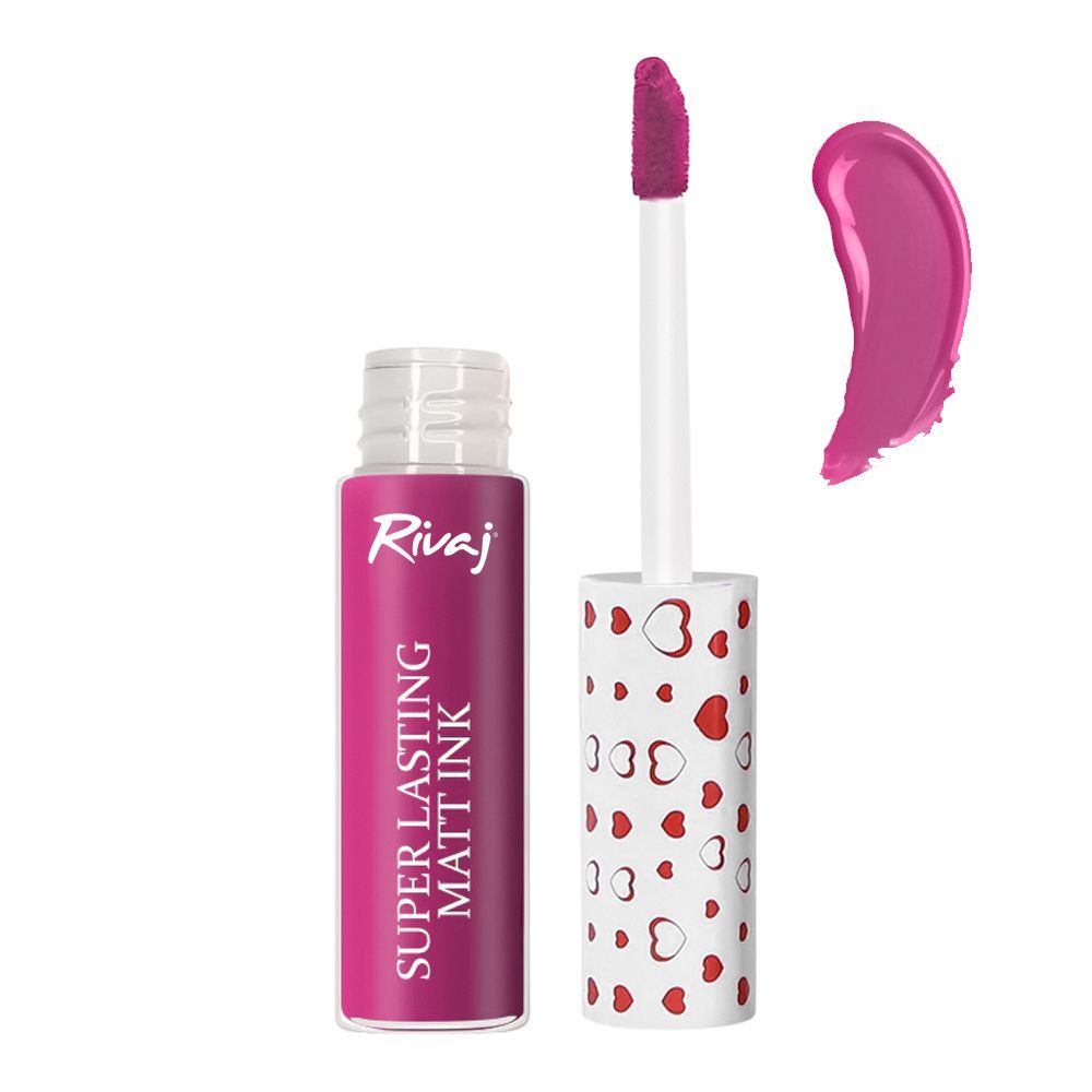 Rivaj UK Super Lasting Matt Ink Lip Gloss, 3ml, No. 16