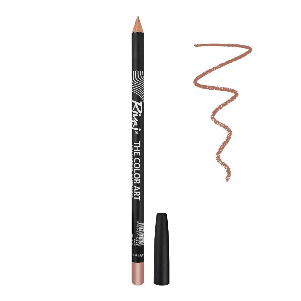 Rivaj UK The Color Art Waterproof Lip & Eye Pencil, No. 43 Reddle