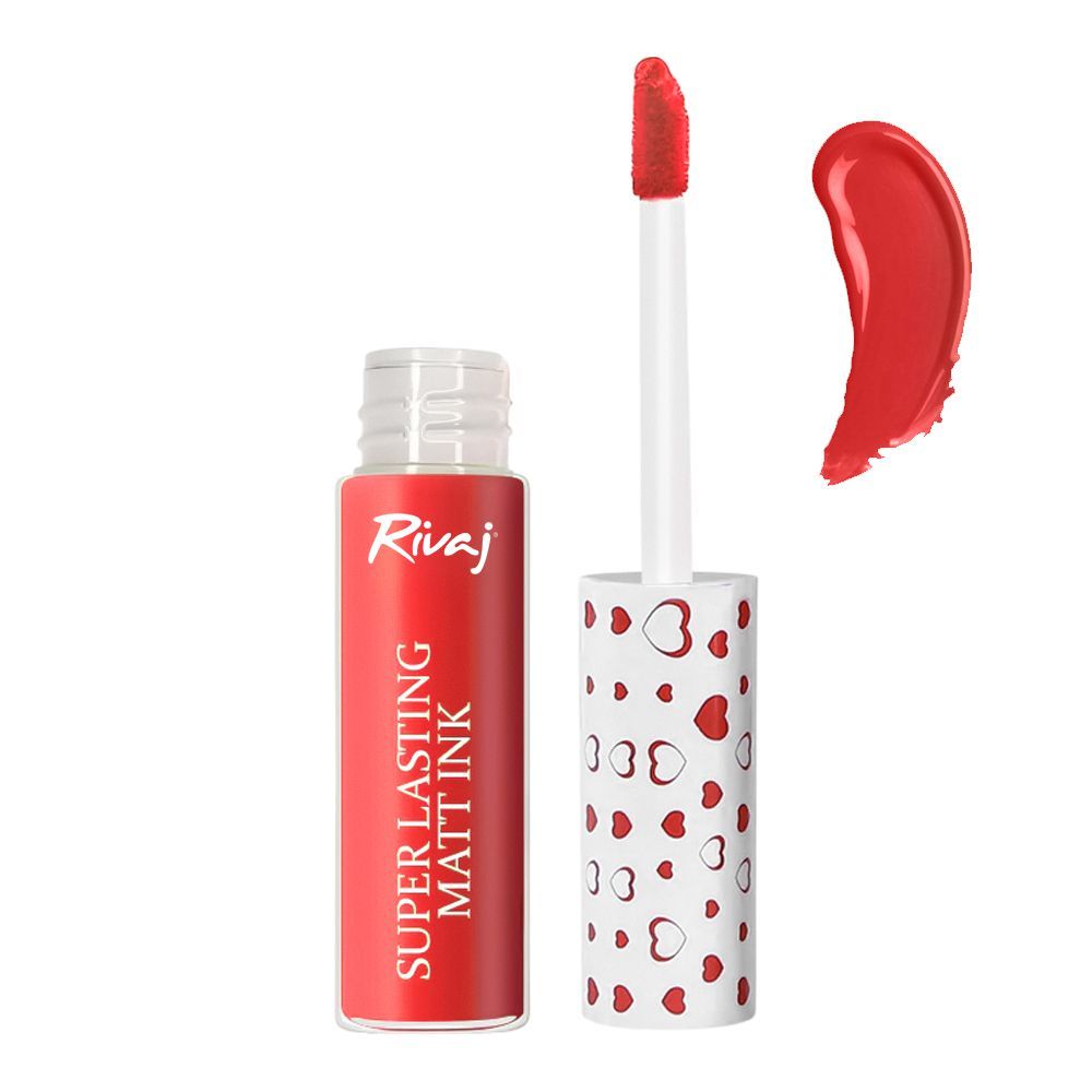 Rivaj UK Super Lasting Matt Ink Lip Gloss, 3ml, No. 50