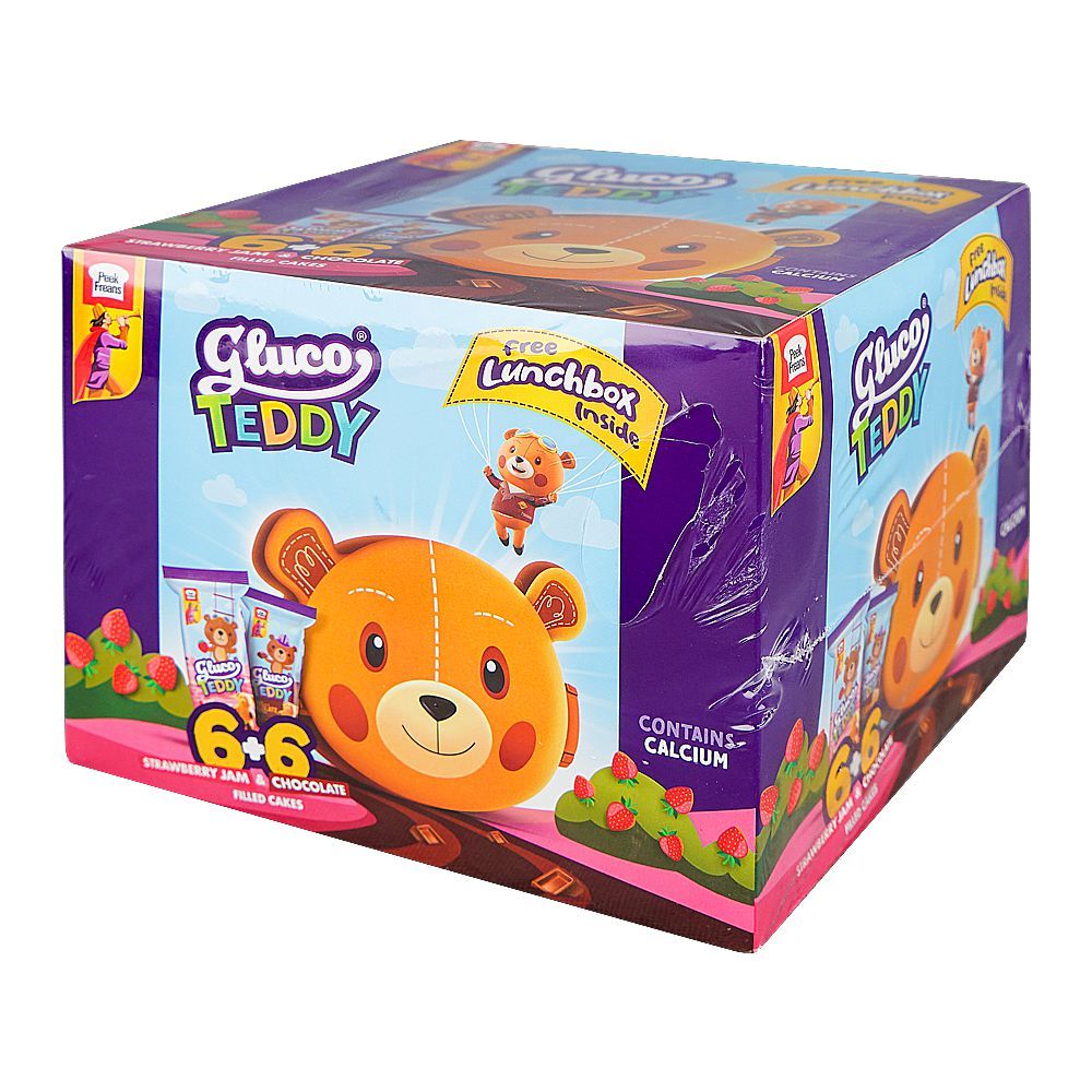 Peek Freans Gluco Teddy Cakes With Free Lunch Box