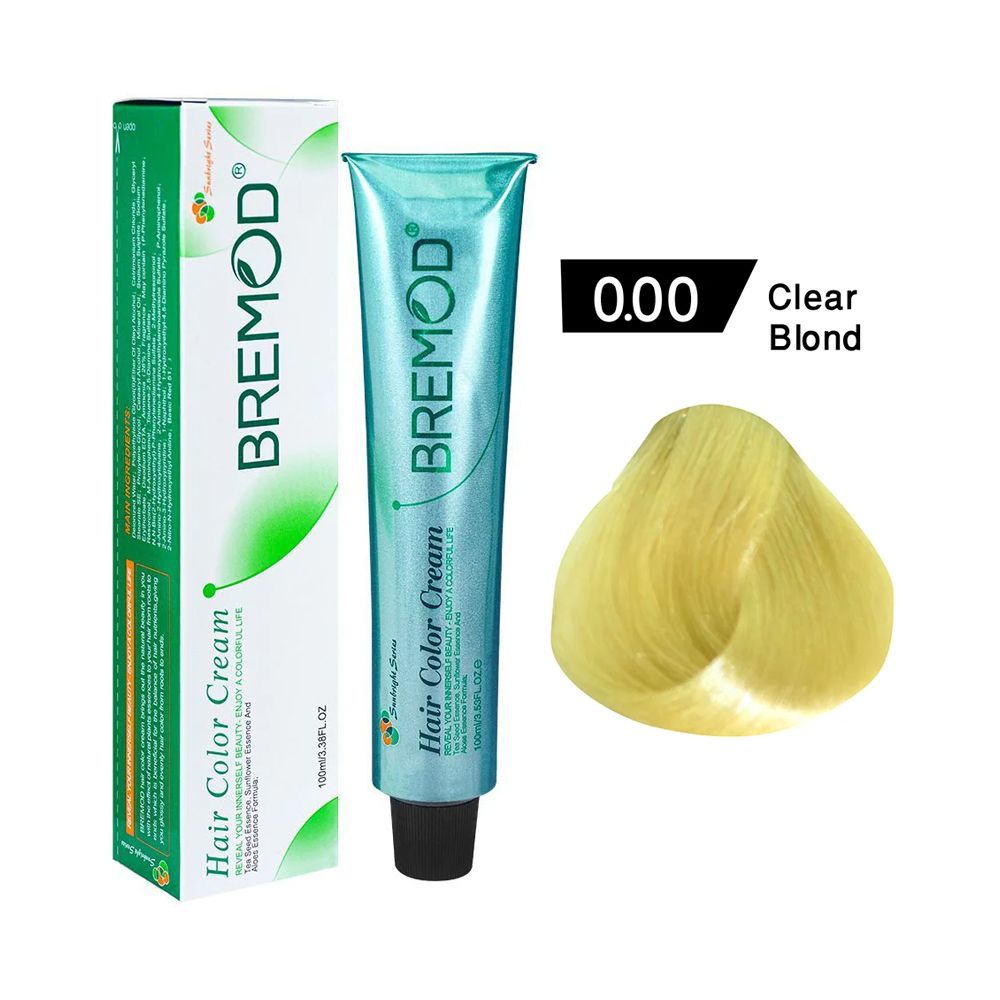 Bremod Hair Color Cream, 100ml, 0/00 Clear Tone