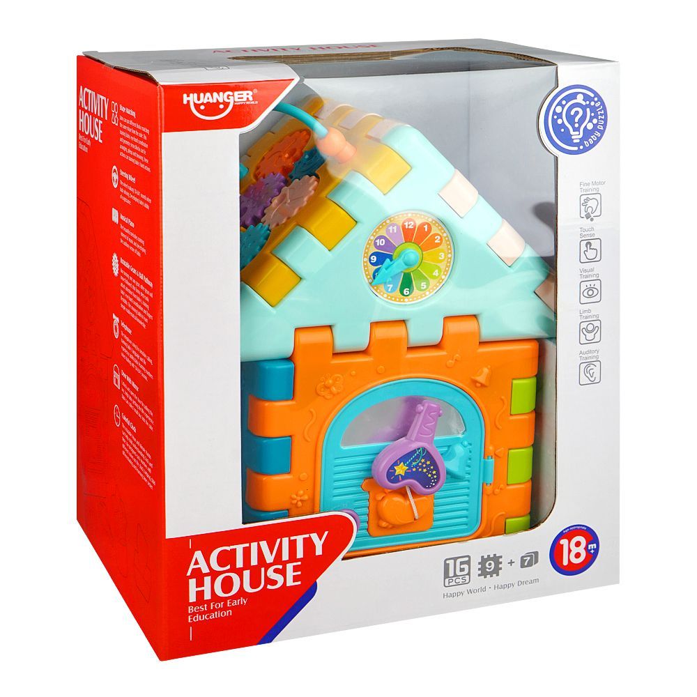 Huanger Activity House With Light & Music, For 18+ Months, HE0528