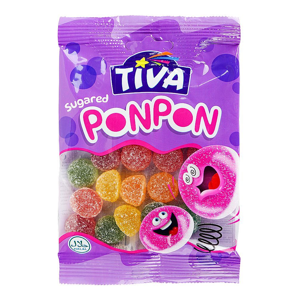 Tiva Sugared Pon Pon Jelly, 80g