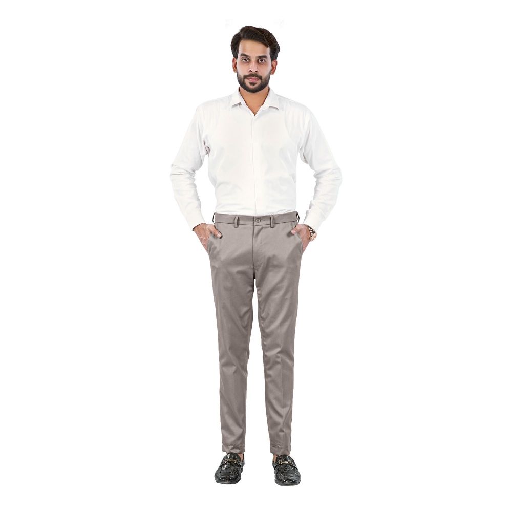 Basix Regular Fit Cotton Formal Dress Pant, Camel